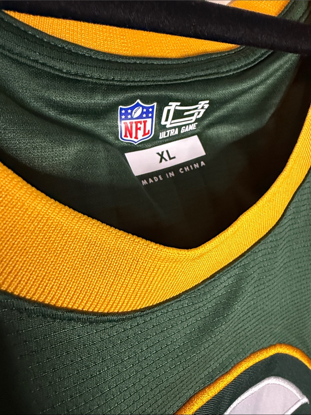 NFL Green & Gold Green Bay Packers Mesh Sleeveless Jersey - Picture 2 of 5